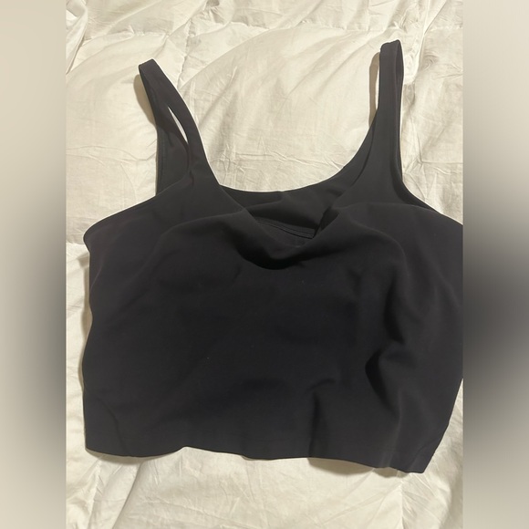 2 lululemon halter table tops with built in bra. - Picture 4 of 5